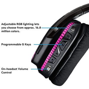 Logitech G933 7.1 Wireless Gaming Headset - Black