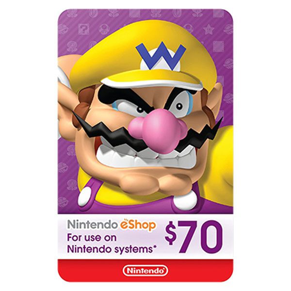 Nintendo eShop 70$ Gift Card - Digital - US