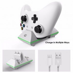 Sparkfox Dual Charging For Xbox - White