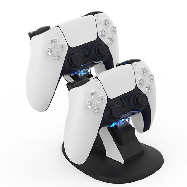 Iplay LED Dual USB Charger Dock Stand for Sony PS5