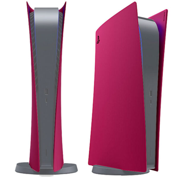 PS5 Console Covers Digital Edition - Cosmic Red