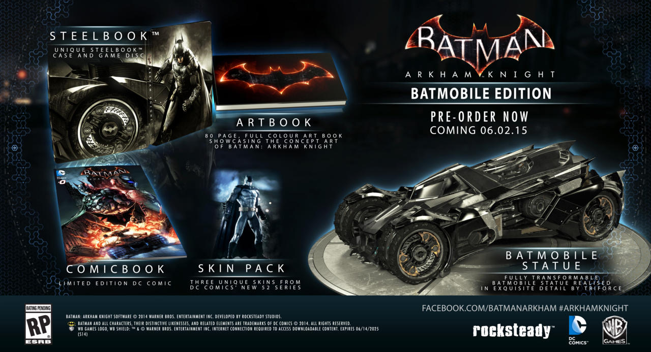 Batman Arkham Knight Batmobile Edition - PS4