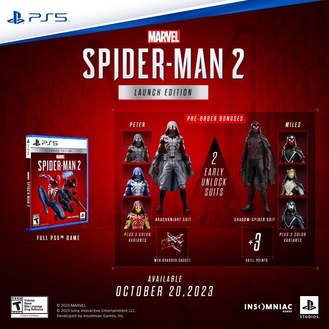 Marvel’s Spider- Man 2 Launch Edition - PS5