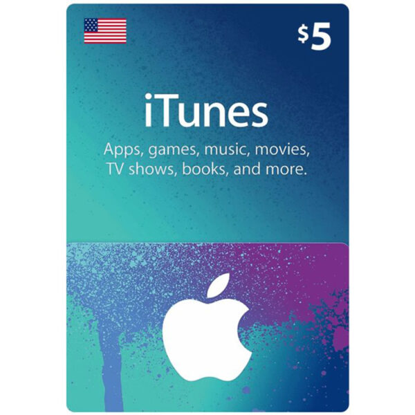 Apple iTunes Card $5 US