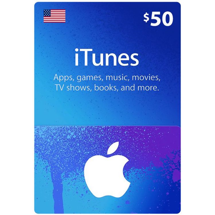 Apple iTunes Card $50 US