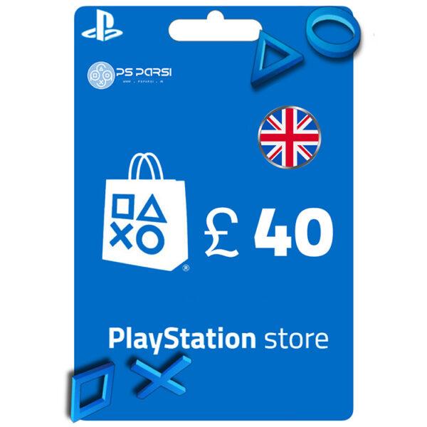 PlayStation Store Gift Card 40 GBP - Pounds
