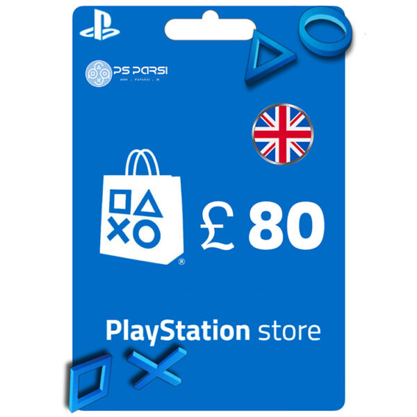 PlayStation Store Gift Card 80 GBP - Pounds