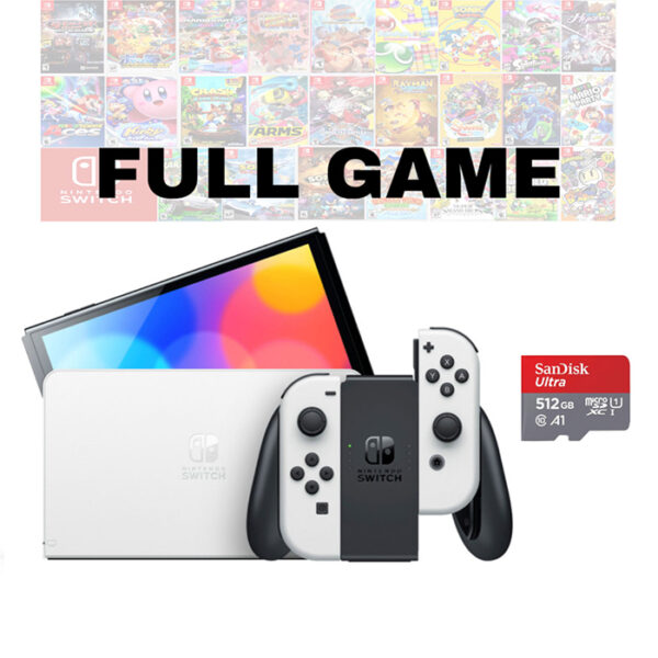 Nintendo Switch OLED Model - White - FULL GAME