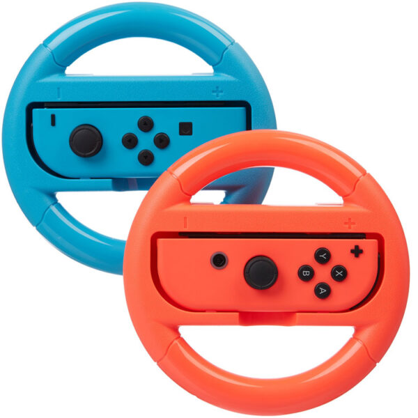 VGBUS Steering Wheel Kit for Nintendo Switch - Red and Blue