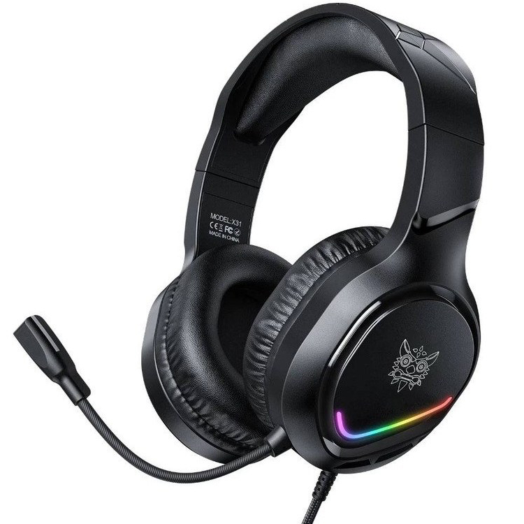 Onikuma X31 RGB Gaming Headset - Black Onikuma X31 RGB Gaming Headset - Black