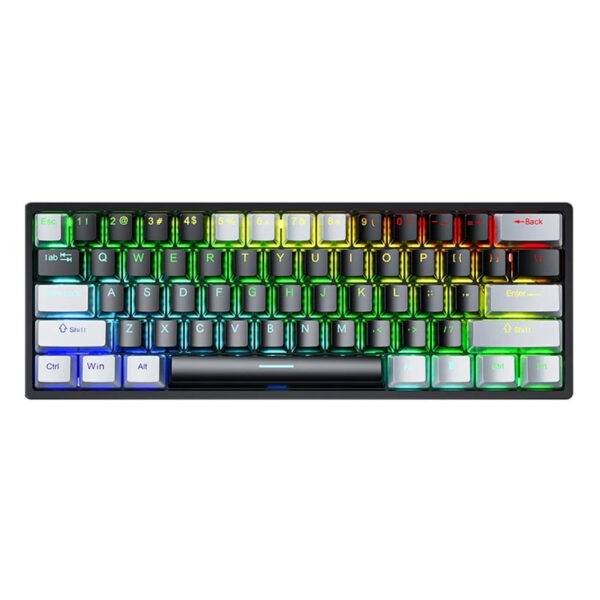 AULA F3261 60% RGB Gaming Mechanical Keyboard - Gray Black AULA F3261 60% RGB Gaming Mechanical Keyboard - Gray Black