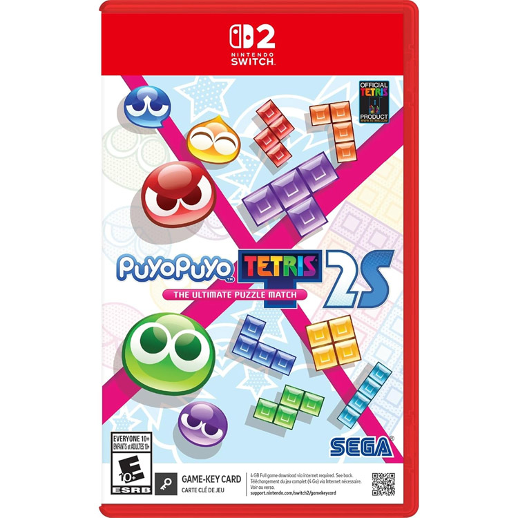 Puyo Puyo Tetris 2S Game Key Card - Nintendo Switch 2