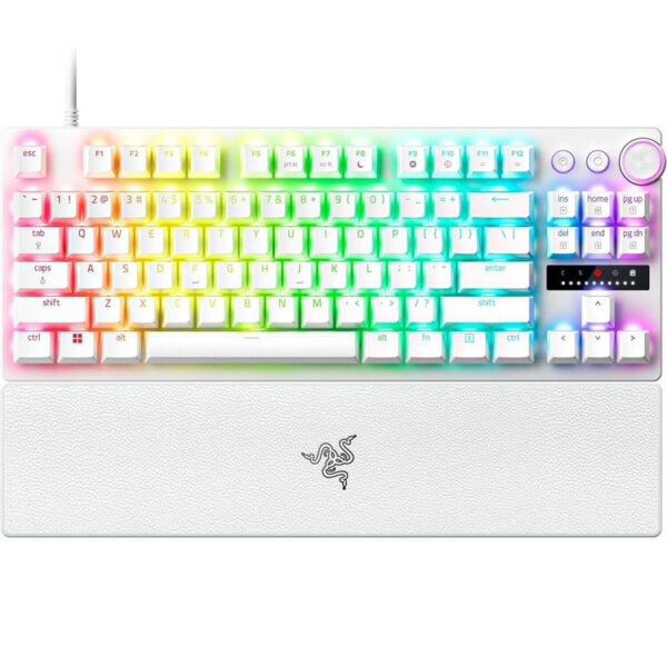 Razer Huntsman V3 Pro TKL Analog-Optical Gaming Keyboard - White Edition