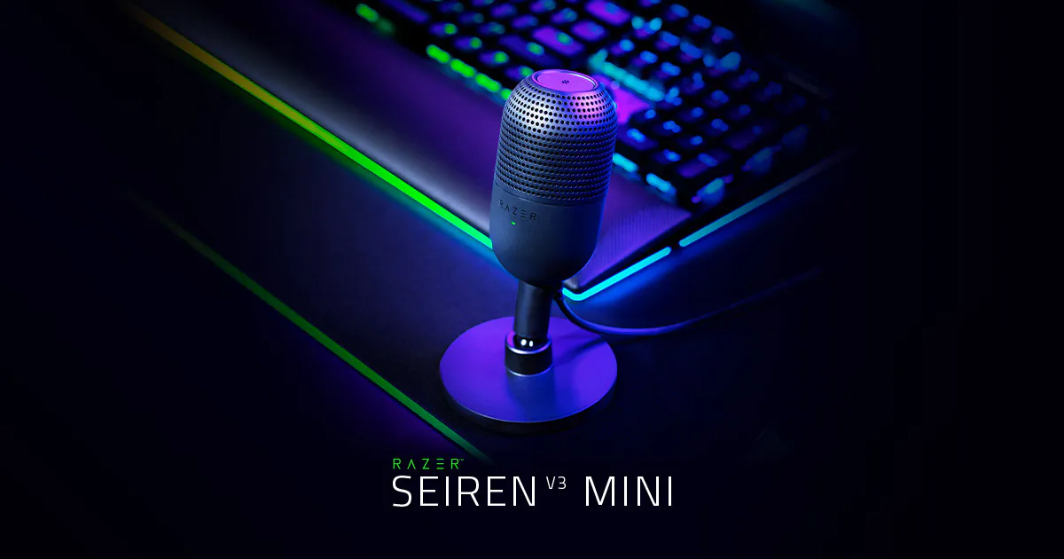 Razer Seiren v3 Mini USB Microphone - White