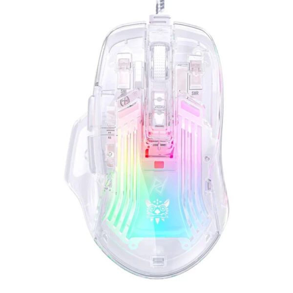 Onikuma CW923 Wired Gaming Mouse - White