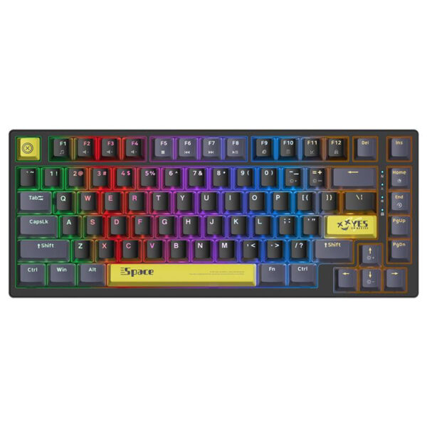 Onikuma G52 RGB Wired Mechanical Keyboard - Black