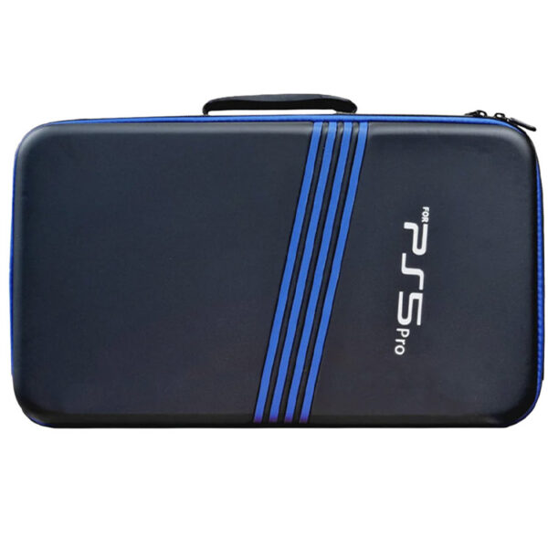New World Storage Bag for PS5 Pro - Black/Blue New World Storage Bag for PS5 Pro - Black/Blue