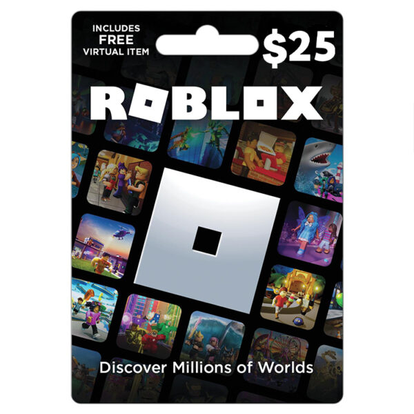 Roblox Gift Cards - 25$ - 2000Robux