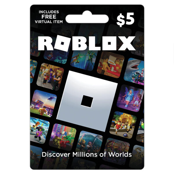 Roblox Gift Cards - 5$ - 400Robux