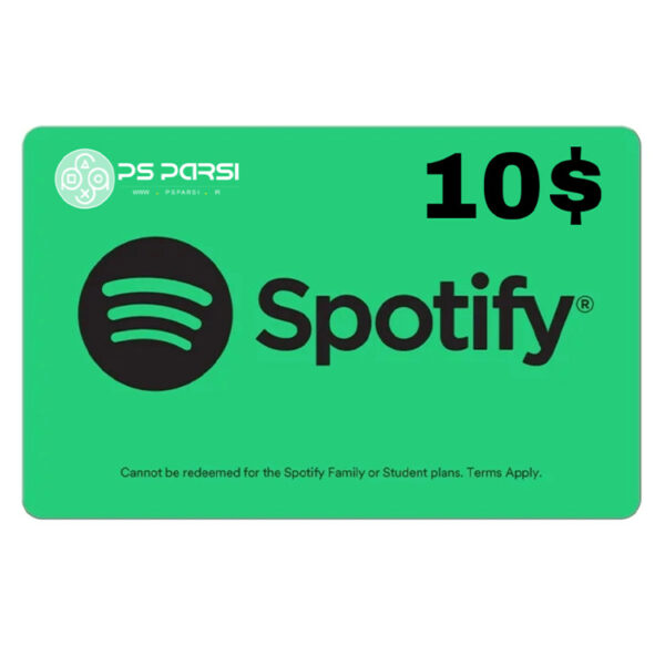 Spotify 10 $ Gift Card