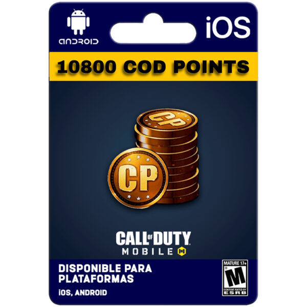 COD Mobile Points - 10800CP