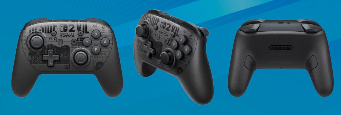 Nintendo Switch 2 Pro Controller Resident Evil Requiem Edition خرید کنترلر پرو نینتندو سوییچ ۲ نسخه Resident Evil Requiem
