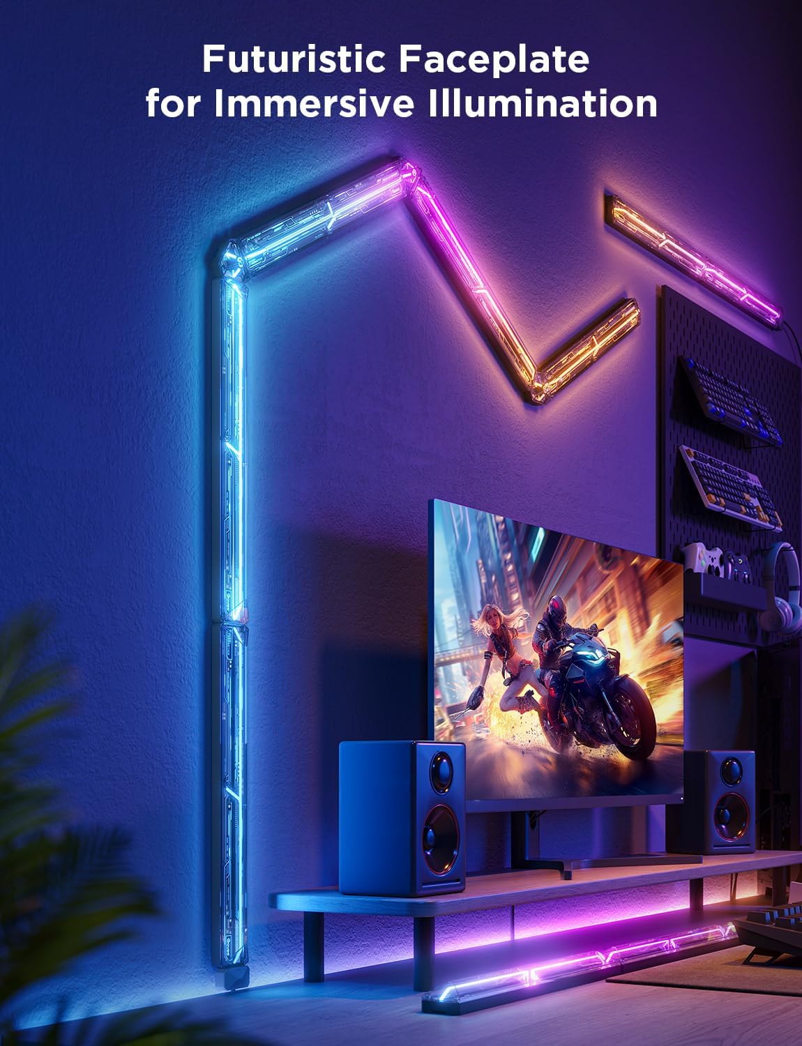 خرید پنل روشنایی گیمینگ ۴ عددی دیواری Govee Gaming Wall Light 