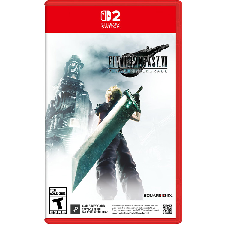 Final Fantasy 7 Remake Intergrade Game Key Card - Nintendo Switch 2 Final Fantasy 7 Remake Intergrade Game Key Card - Nintendo Switch 2