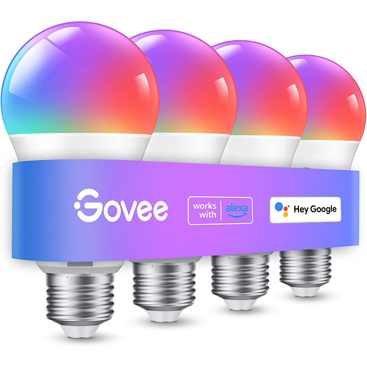 GoVee RGBWW Smart LED Bulbs E27 - 4 Pack GoVee RGBWW Smart LED Bulbs E27 - 4 Pack