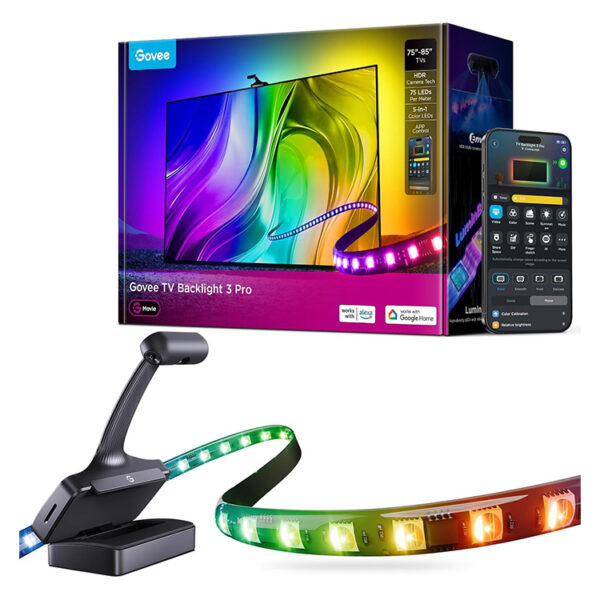 Govee TV Backlight 3 Pro with HDR Triple Camera 75-85 inch Govee TV Backlight 3 Pro with HDR Triple Camera 75-85 inch