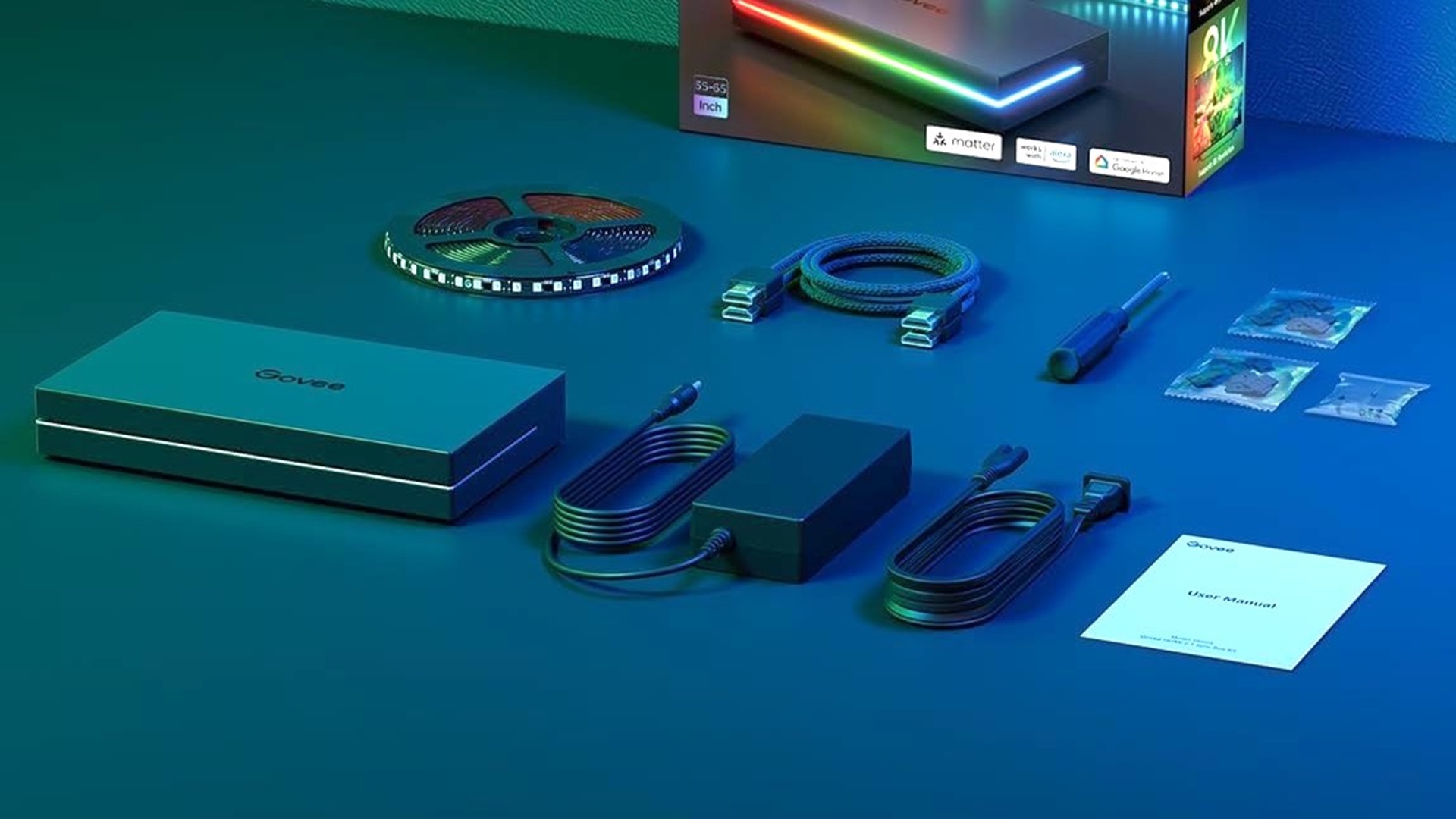 خرید ریسه هوشمند Govee AI Sync Box 2 برای تلویزیون‌